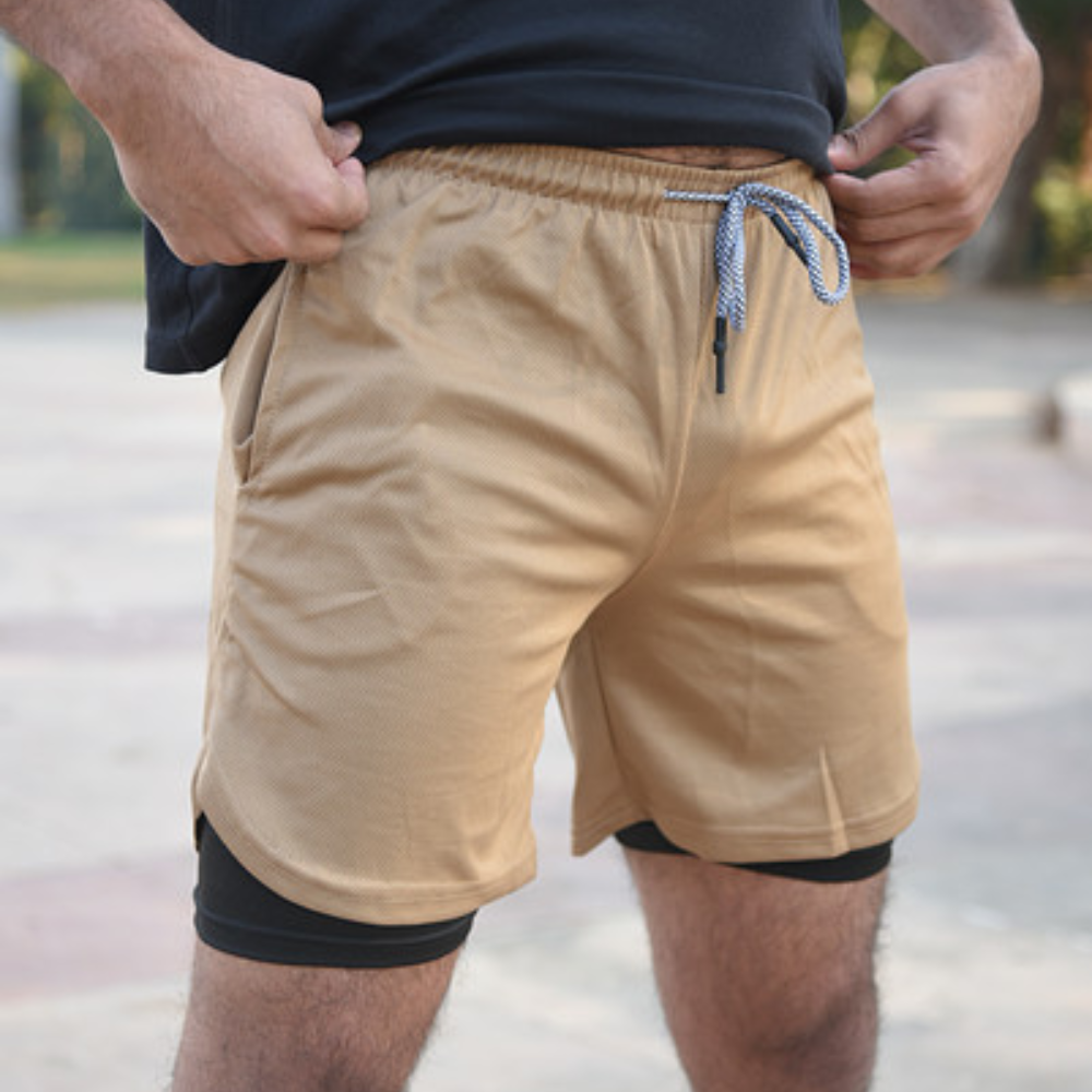 Gym Squad Men’s 2-in-1 Sports Shorts