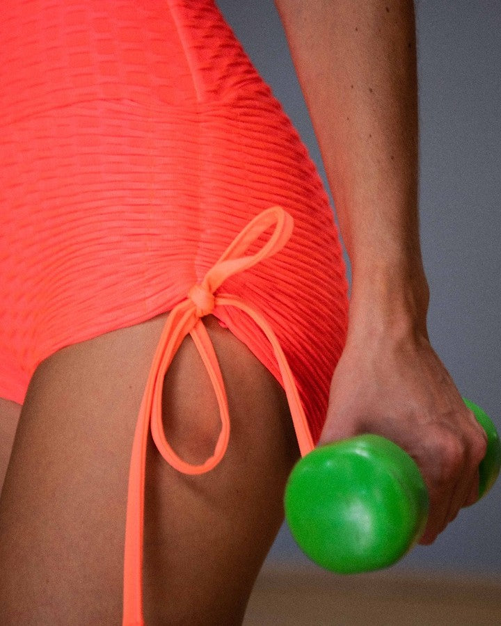 GYMSQUAD® PUSH UP SHORTS - ORANGE