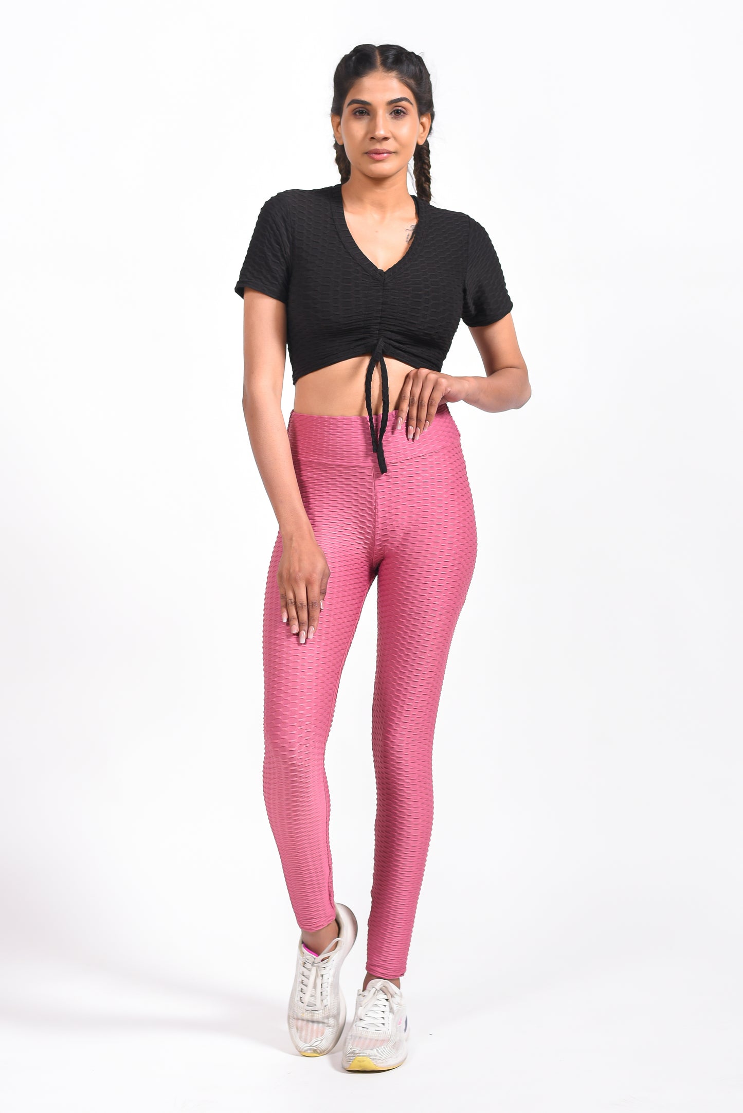 GYMSQUAD® X MEGHA GUPTA ANTI-CELLULITE T-SHIRT - BLACK