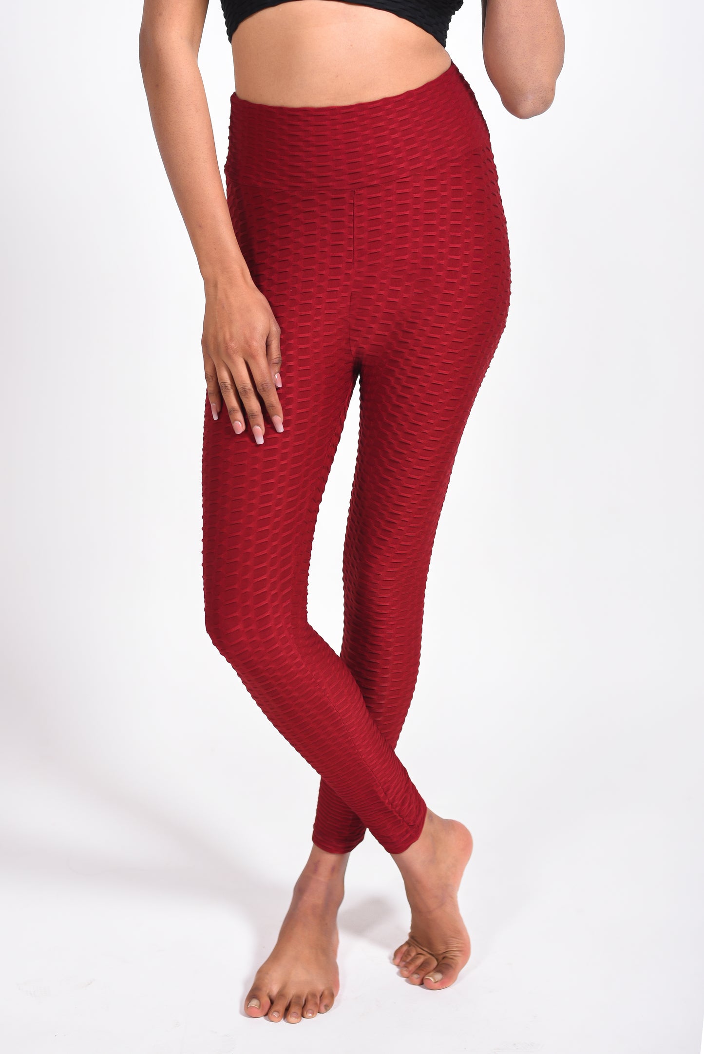 GYMSQUAD® PUSH UP LEGGINGS - WINE