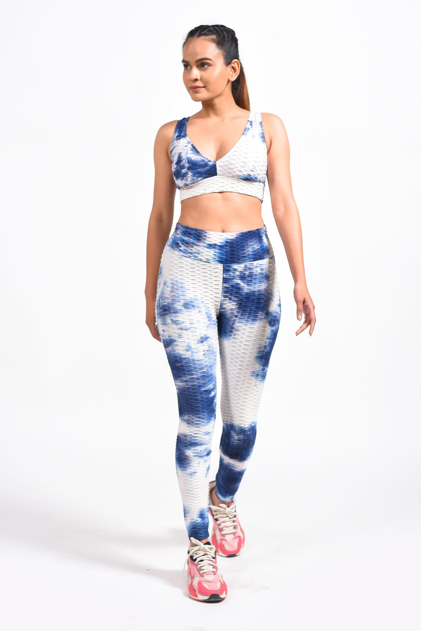 GYMSQUAD® PUSH UP LEGGINGS - TIE-DYE BLUE