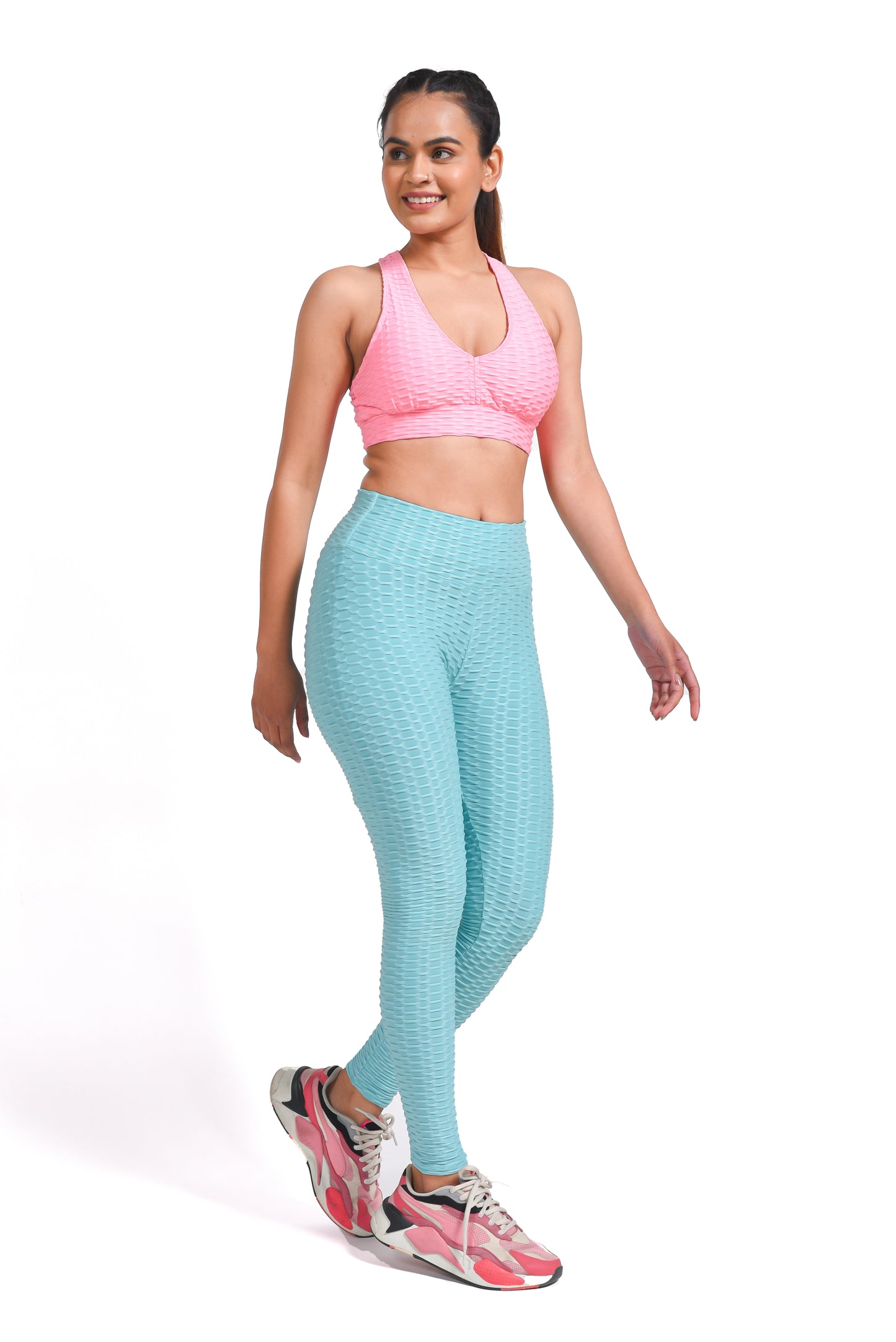 GYMSQUAD®  PUSH UP LEGGINGS - LIGHTBLUE
