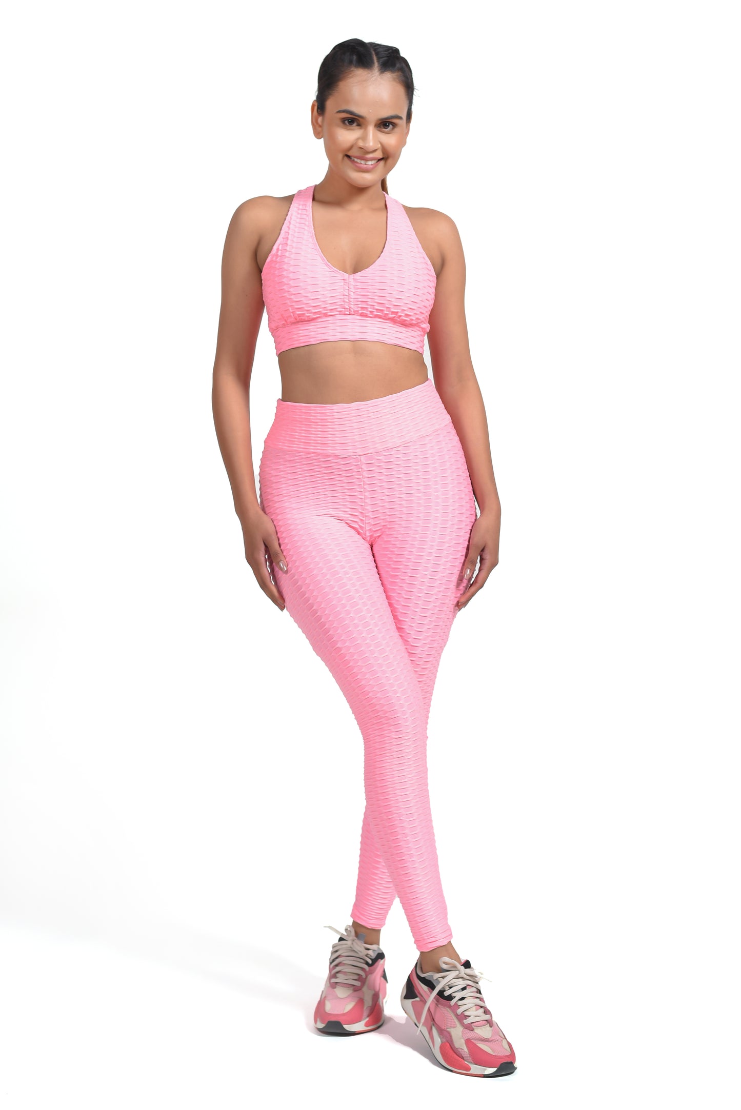 GYMSQUAD® X RINA CHARANIYA PUSH UP LEGGINGS - PINK