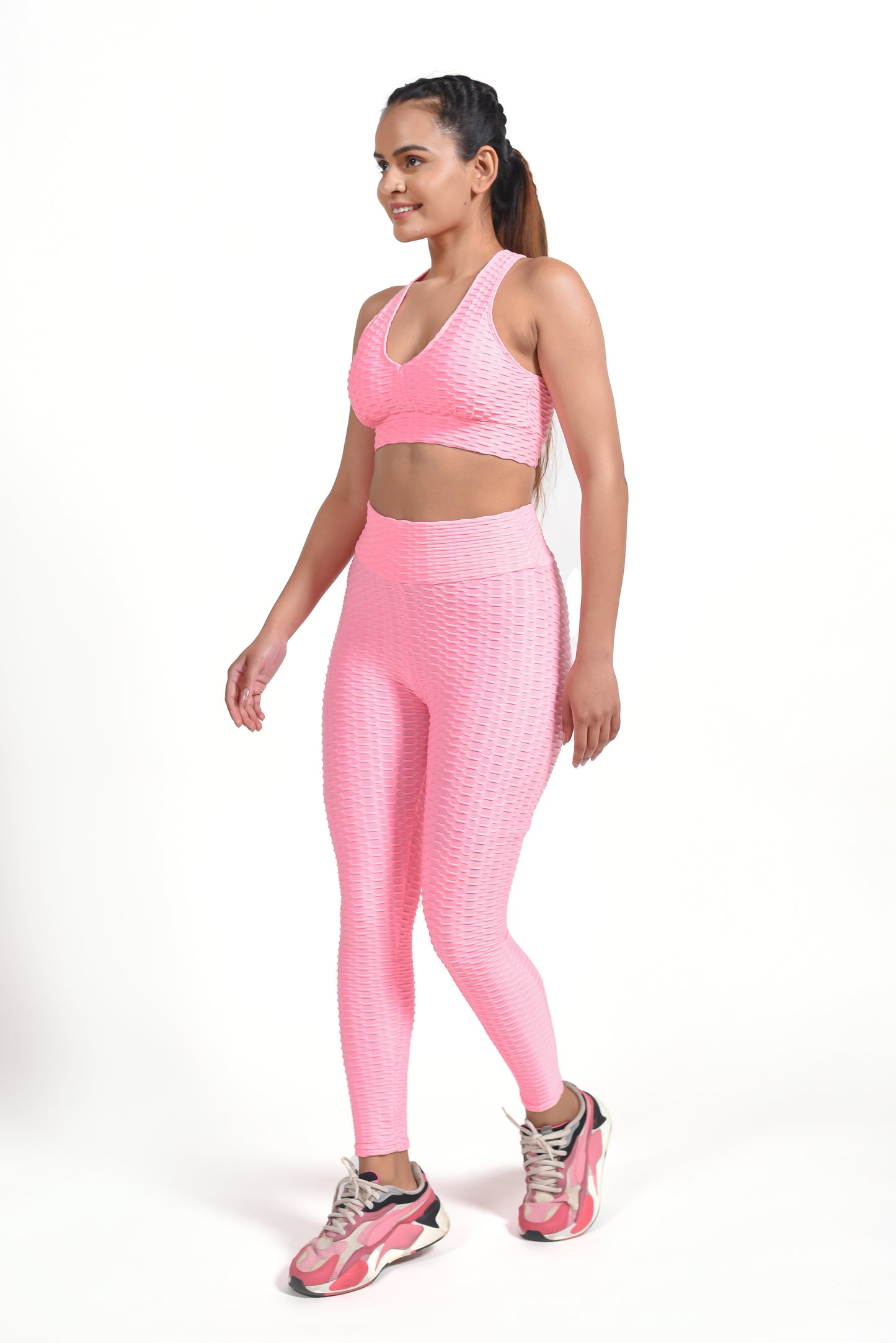 GYMSQUAD® X RINA CHARANIYA PUSH UP LEGGINGS - PINK