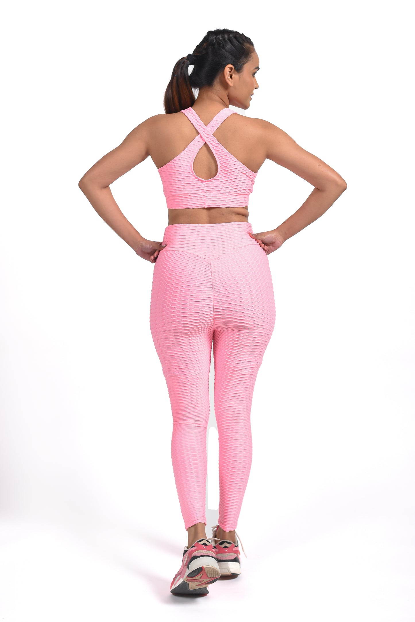 GYMSQUAD® X RINA CHARANIYA PUSH UP LEGGINGS - PINK