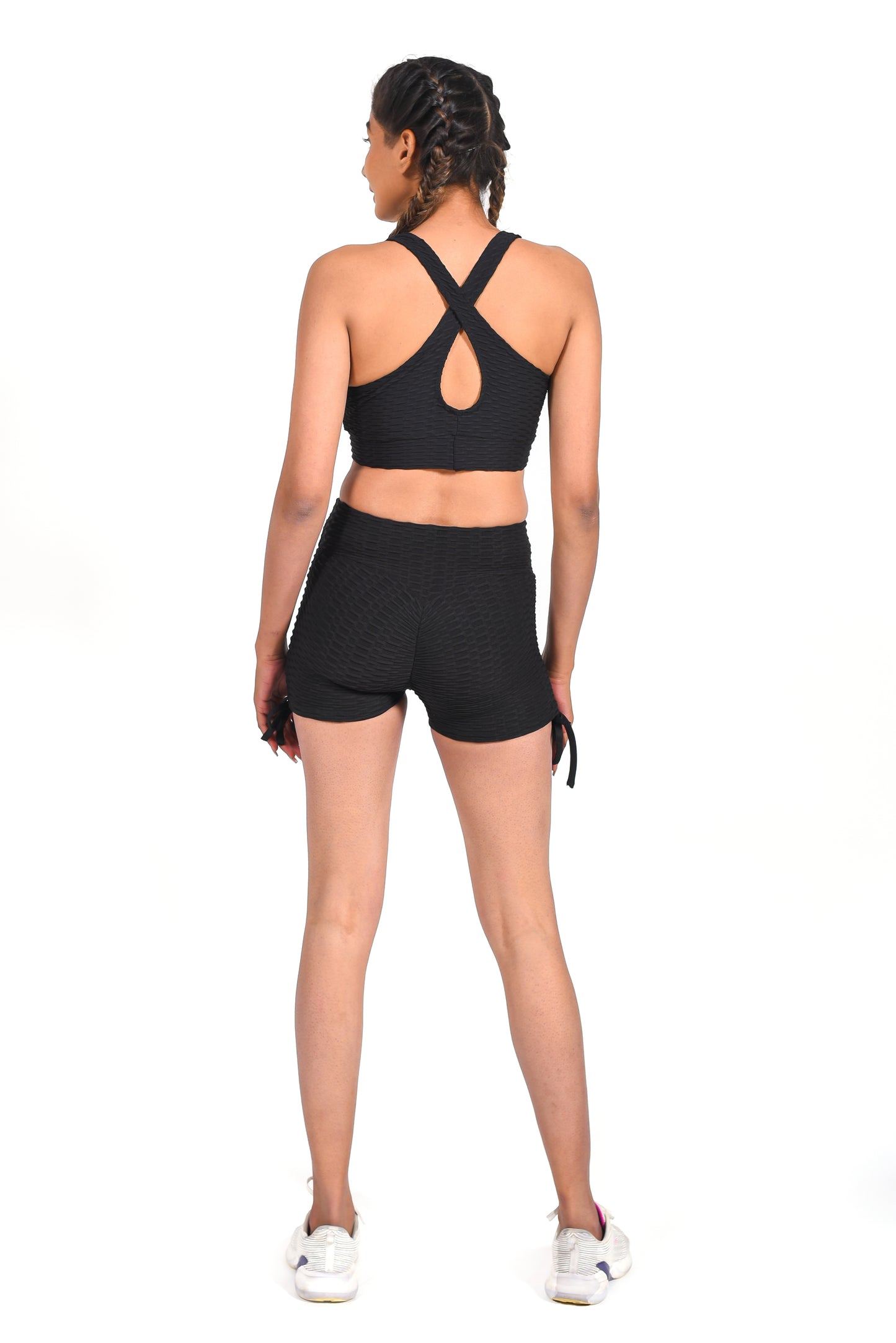 GYMSQUAD® X MIESHA IYER SUPPORTIVE SPORTS BRA  - BLACK