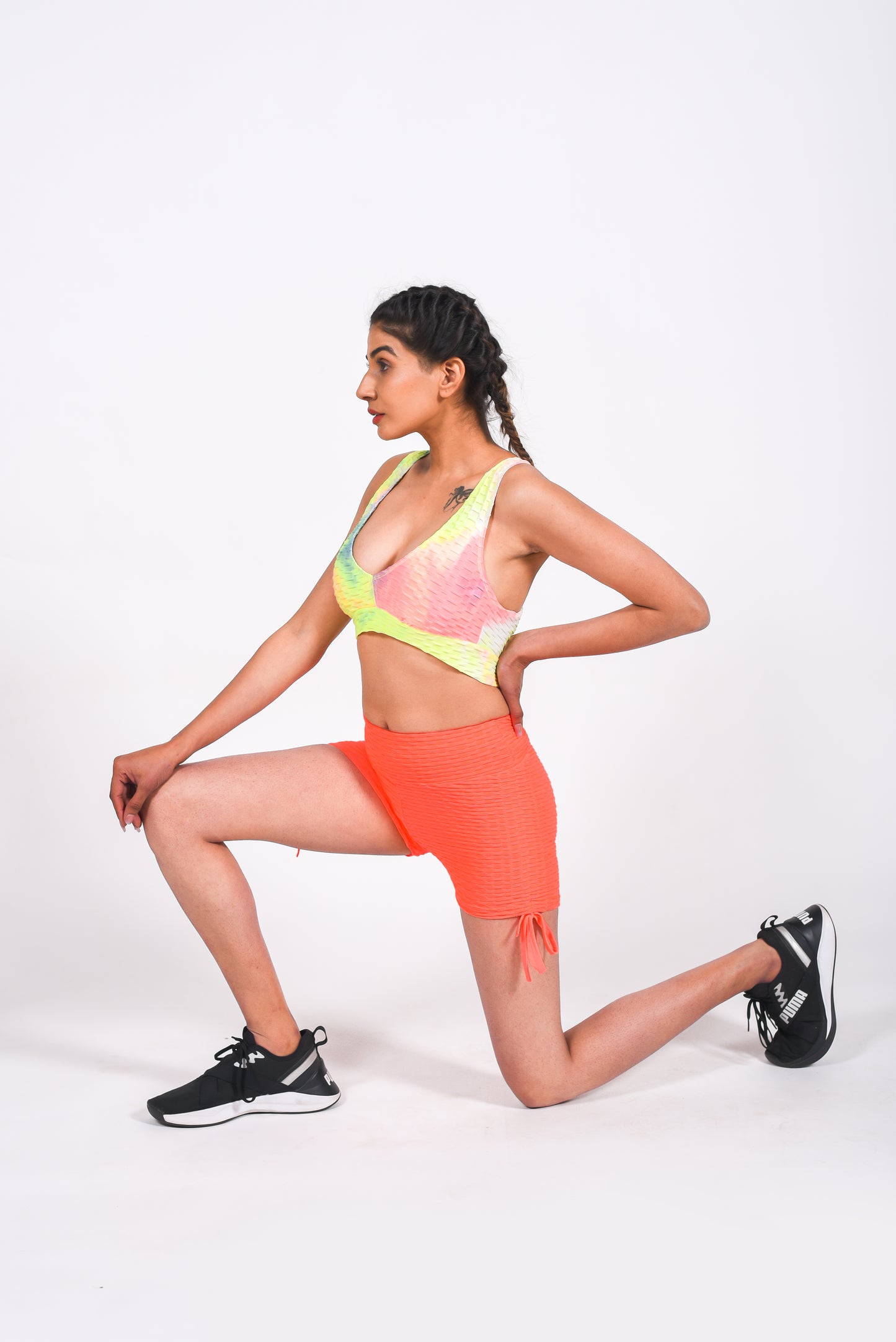 GYMSQUAD® PUSH UP SHORTS - ORANGE