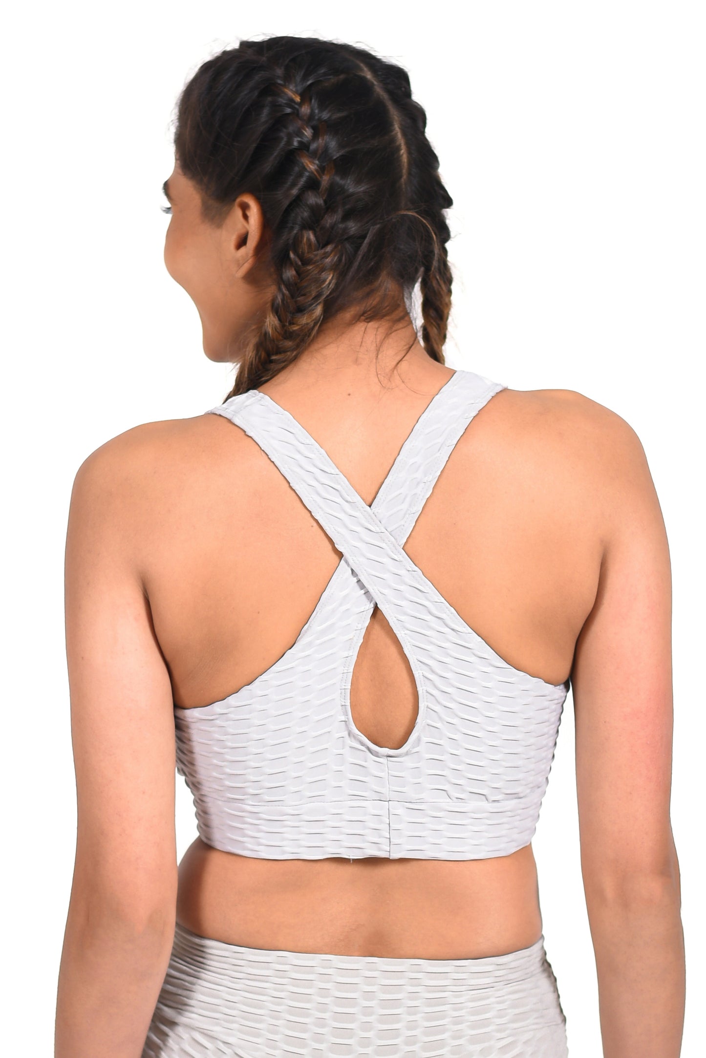 GYMSQUAD® SUPPORTIVE SPORTS BRA - GRAY