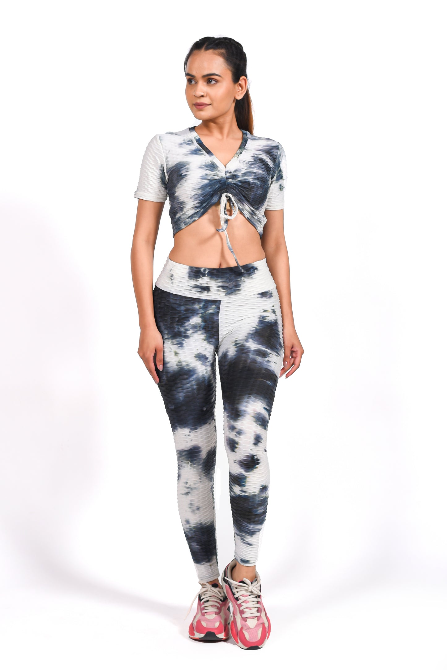 GYMSQUAD® PUSH UP LEGGINGS - TIE-DYE BLACK