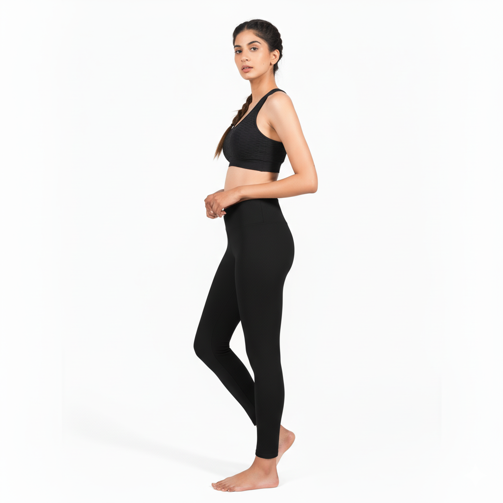 GYMSQUAD® PUSH UP FIT AND COMFY LEGGINGS -BLACK