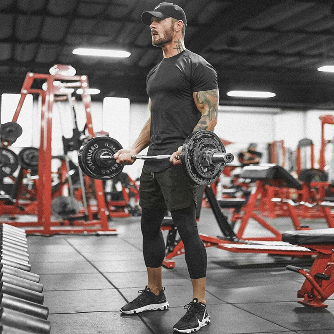 GYMSQUAD™ Innovative Men’s 2 in 1 Sport Short & Legging - Ultimate Comfort (3 in 1 Features) - BLACKCAMO