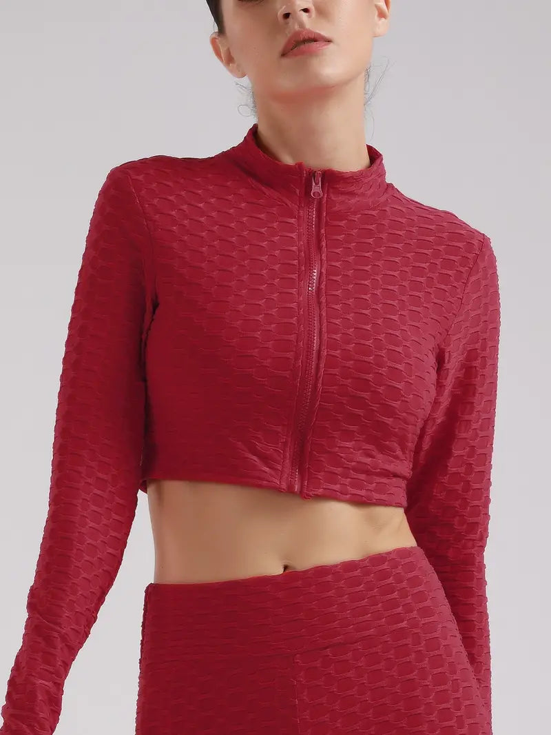 GYMSQUAD® ANTI-CELLULITE JACKET- RED
