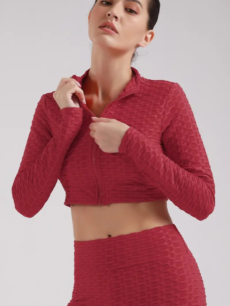 GYMSQUAD® ANTI-CELLULITE JACKET- RED