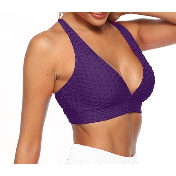 GYMSQUAD® SUPPORTIVE SPORTS BRA - PURPLE