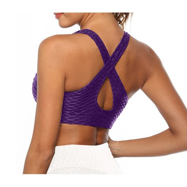 GYMSQUAD® SUPPORTIVE SPORTS BRA - PURPLE