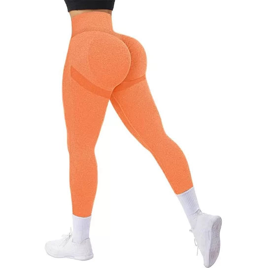 GYMSQUAD® PUSH UP & SEAMLESS LEGGINGS - ORANGE