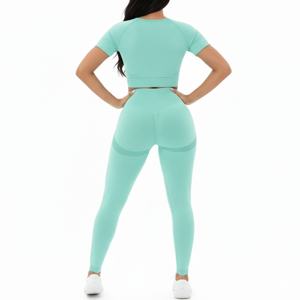 GYMSQUAD® PUSH UP & SEAMLESS LEGGINGS - GREEN