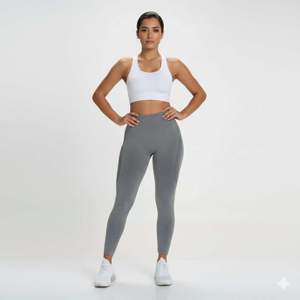 GYMSQUAD® PUSH UP & SEAMLESS LEGGINGS - GRAY