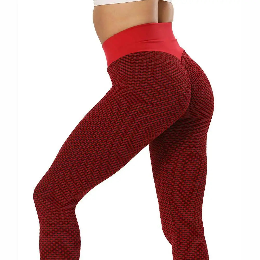 GYMSQUAD® PUSH UP LEGGINGS BEE EDITON - RED
