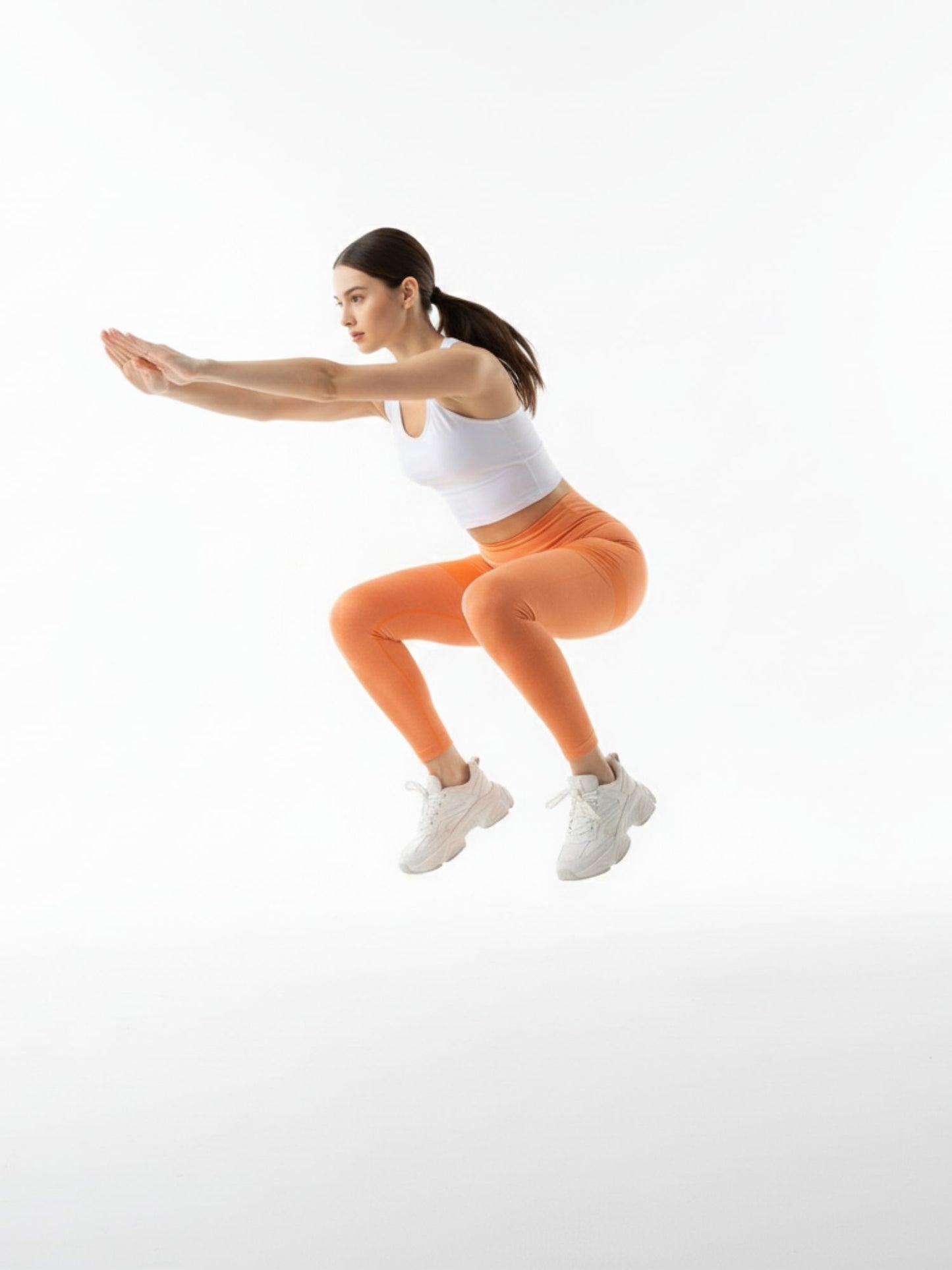 GYMSQUAD® PUSH UP & SEAMLESS LEGGINGS - ORANGE