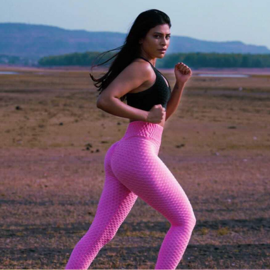GYMSQUAD® X RINA CHARANIYA PUSH UP LEGGINGS - PINK