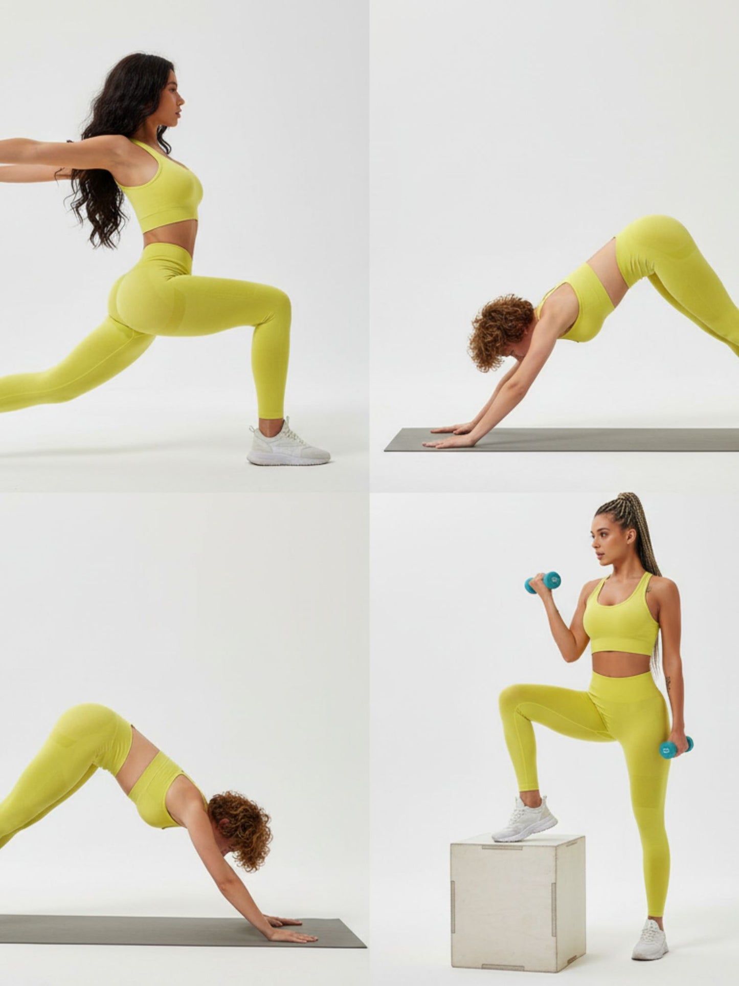 GYMSQUAD® PUSH UP & SEAMLESS LEGGINGS - YELLOW