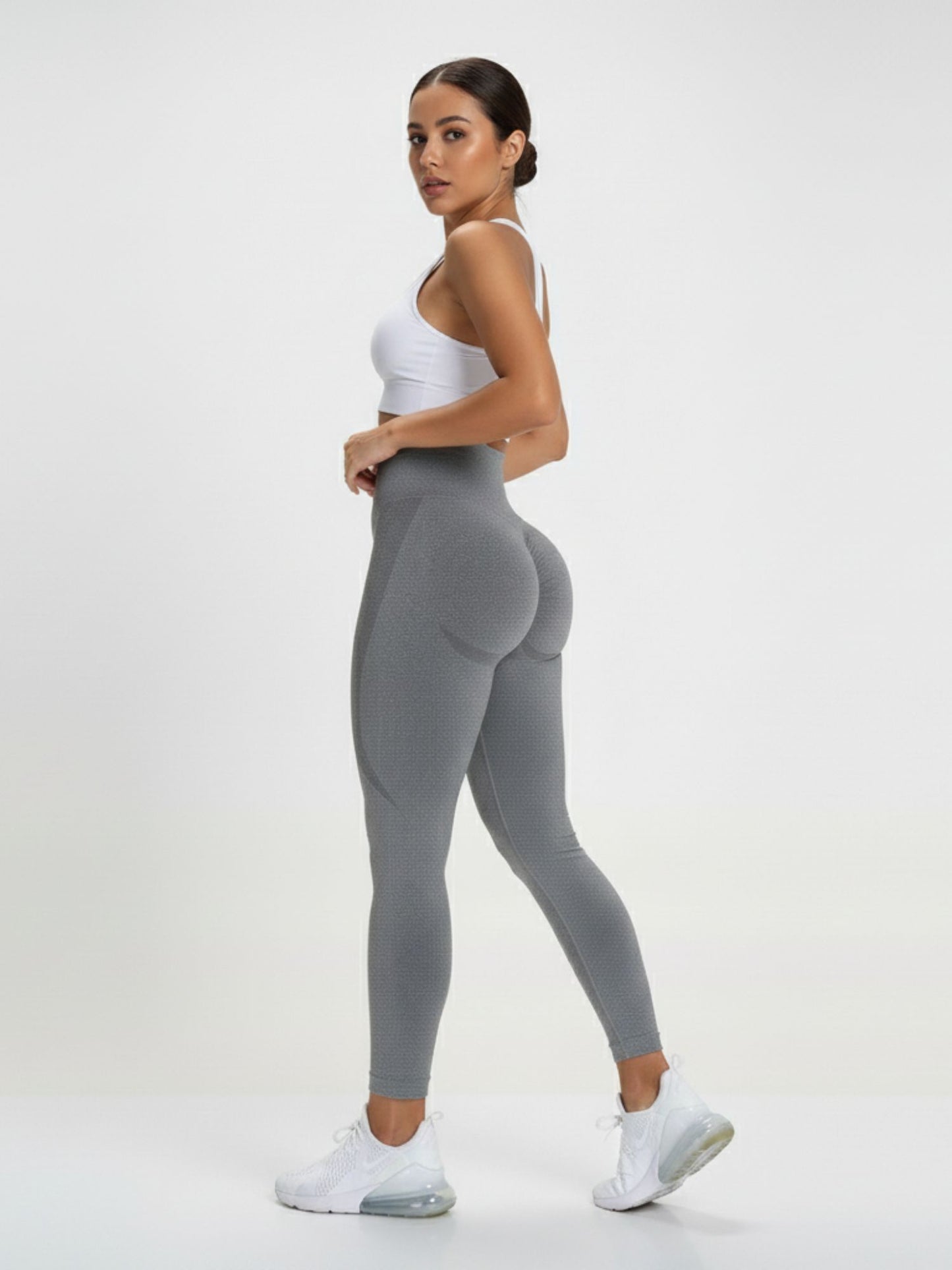 GYMSQUAD® PUSH UP & SEAMLESS LEGGINGS - GRAY
