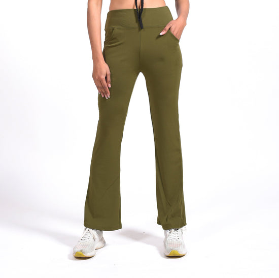 GYMSQUAD®  FLARE PANTS - GREEN