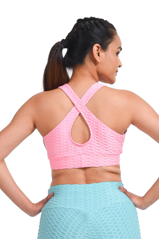 GYMSQUAD® SUPPORTIVE SPORTS BRA - PINK