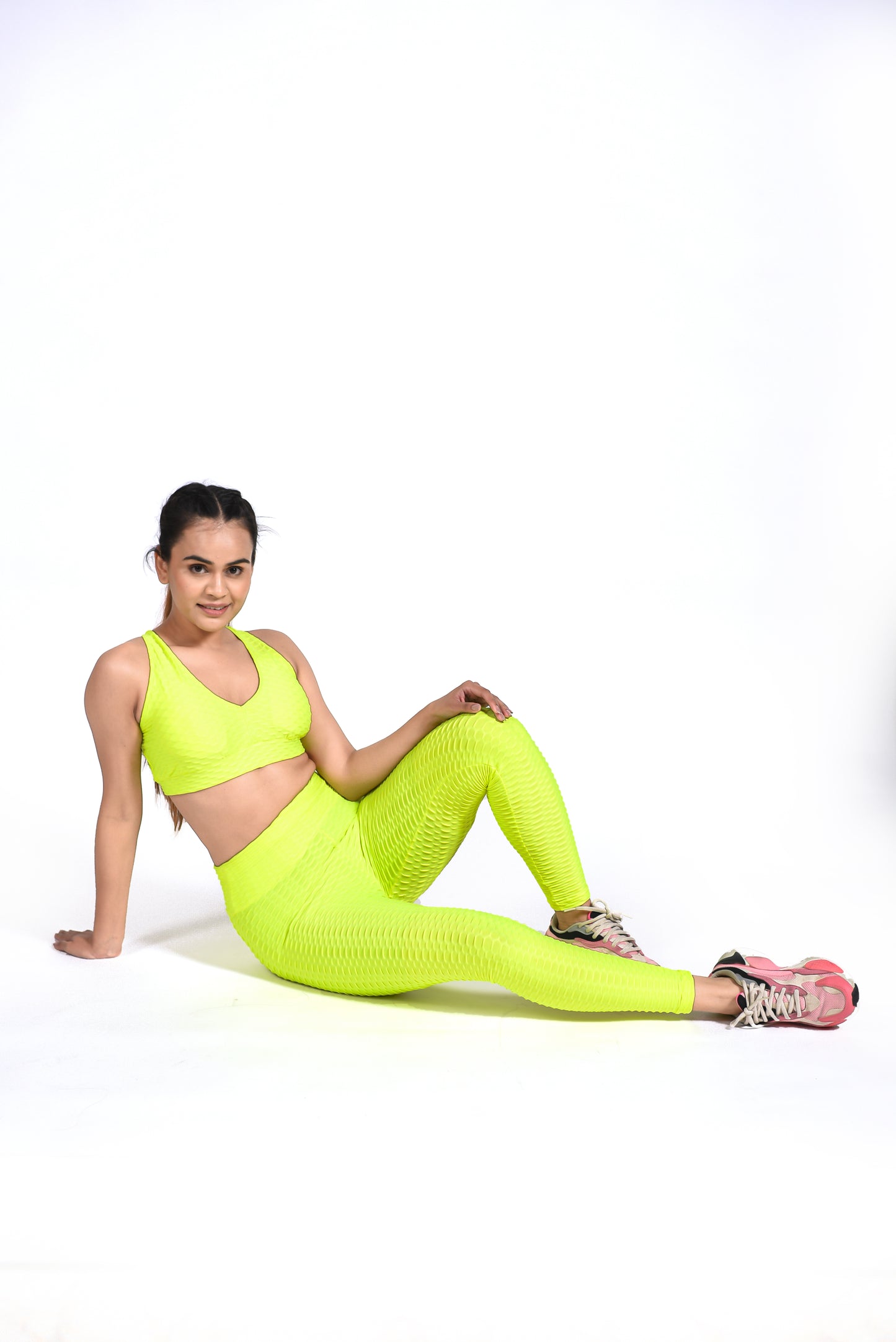 GYMSQUAD® FLARE PANTS - GREEN – GYMSQUAD INDIA