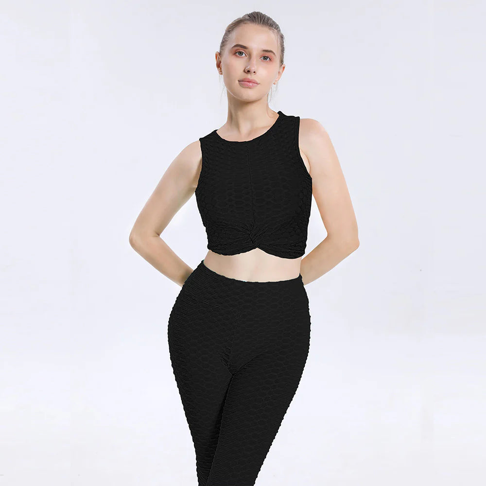 GYMSQUAD® ANTI-CELLULITE CROP TOP - RED