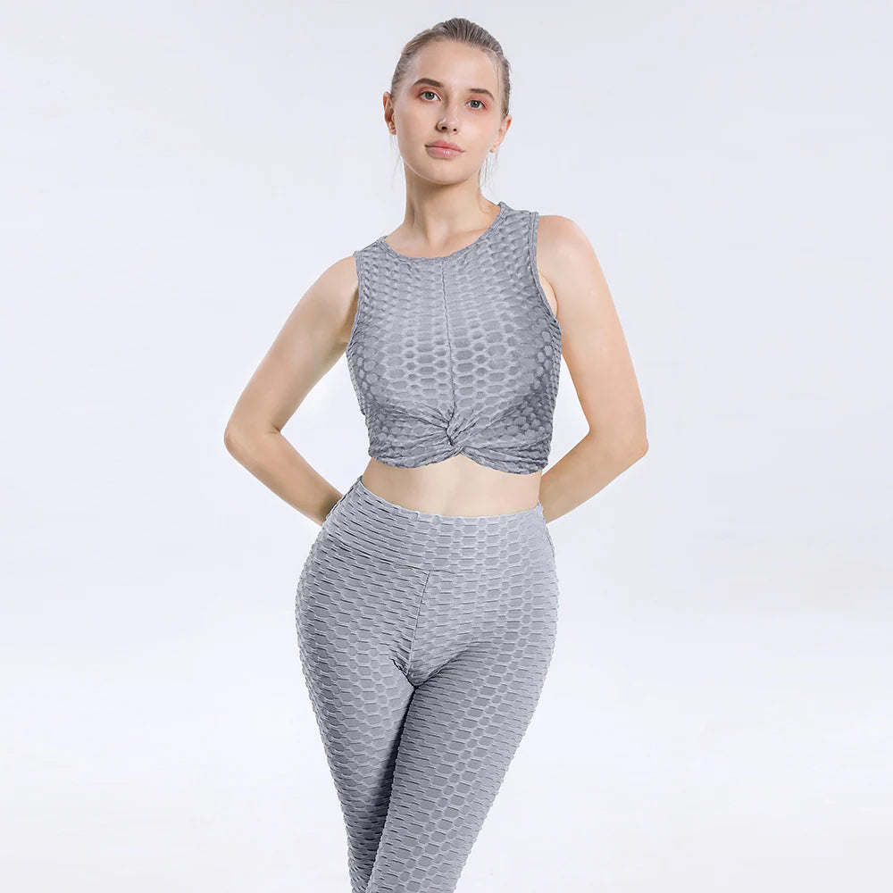 GYMSQUAD® ANTI-CELLULITE CROP TOP - RED