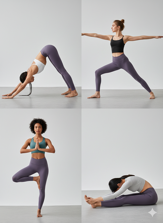 GYMSQUAD® PUSH UP FIT AND COMFY LEGGINGS -PURPLE