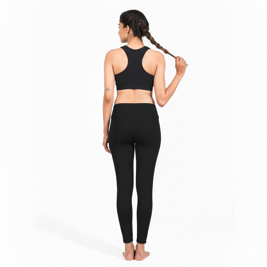 GYMSQUAD® PUSH UP FIT AND COMFY LEGGINGS -BLACK