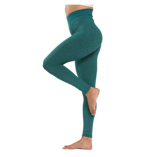 Gymsquad India – Best Quality Anti-Cellulite Push Up Leggings – Green