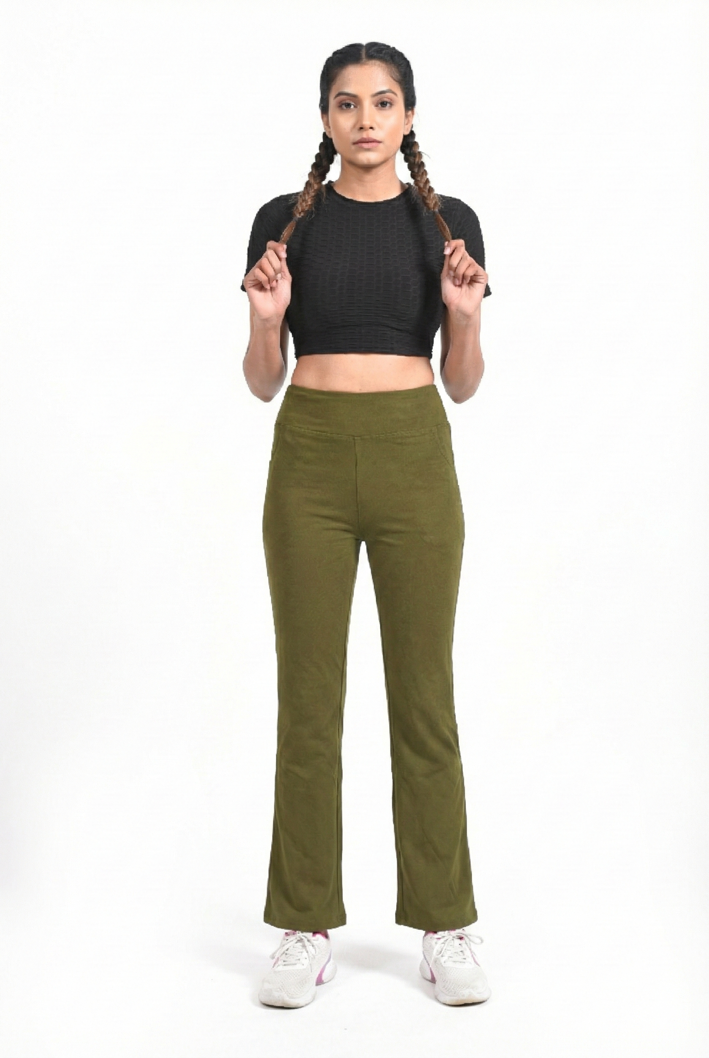 GYMSQUAD®  FLARE PANTS - GREEN