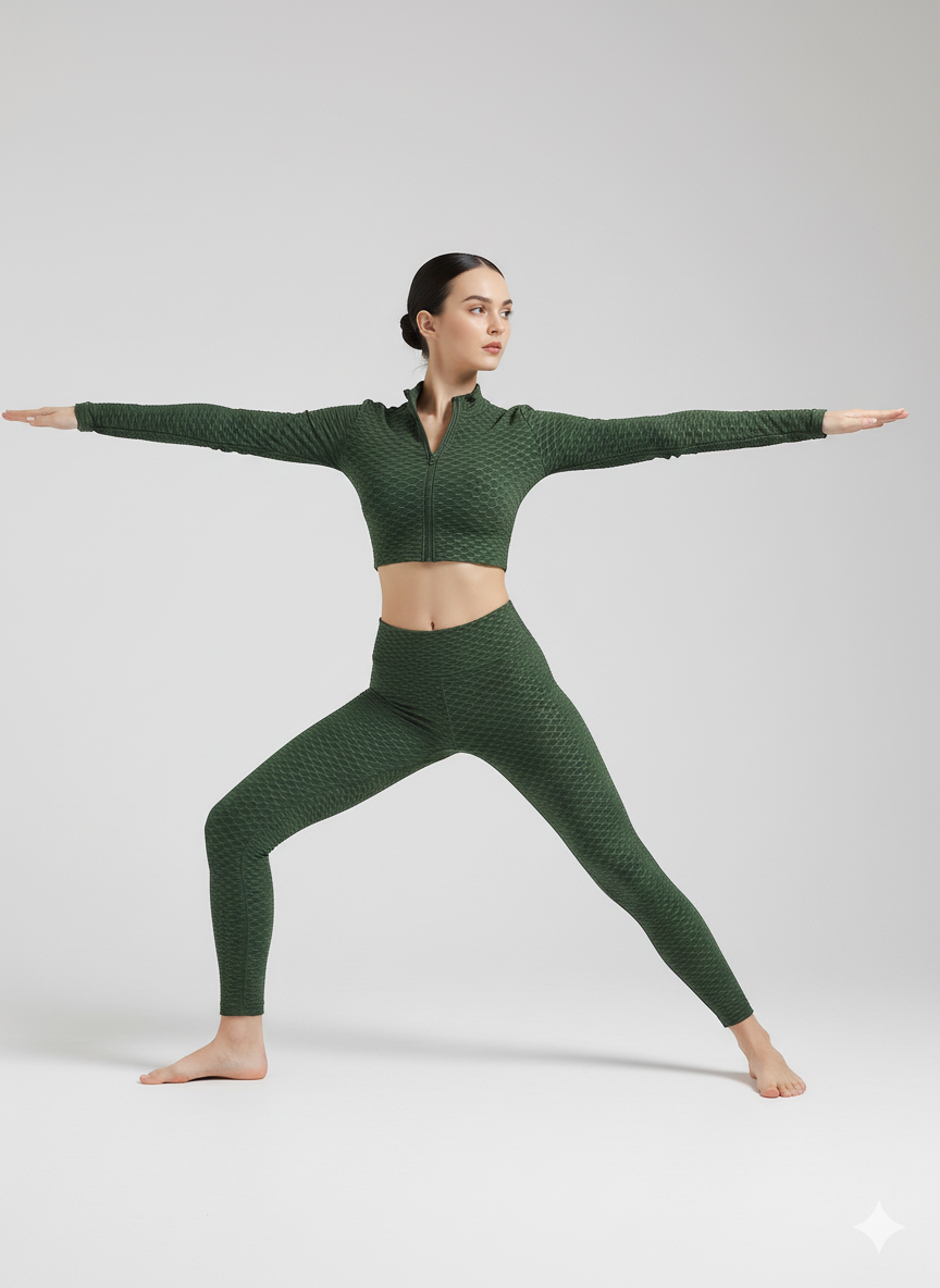 GYMSQUAD® ANTI-CELLULITE JACKET- GREEN