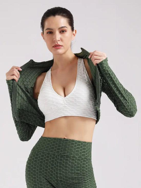 GYMSQUAD® ANTI-CELLULITE JACKET- GREEN