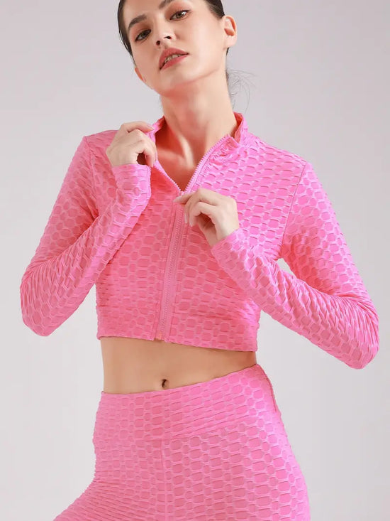 GYMSQUAD® ANTI-CELLULITE JACKET- PINK