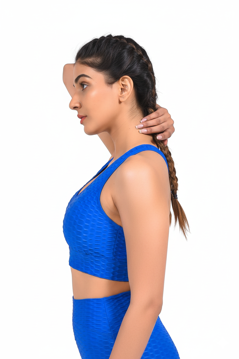 GYMSQUAD® SUPPORTIVE SPORTS BRA - BLUE
