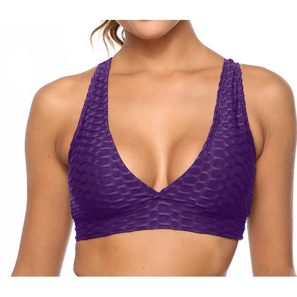 GYMSQUAD® SUPPORTIVE SPORTS BRA - PURPLE