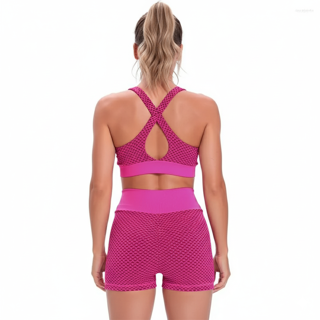 GYMSQUAD®  SEAMLESS SPORTS BRA - PINK
