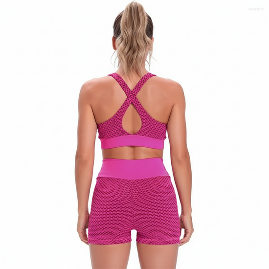 GYMSQUAD®  SEAMLESS SPORTS BRA - PINK