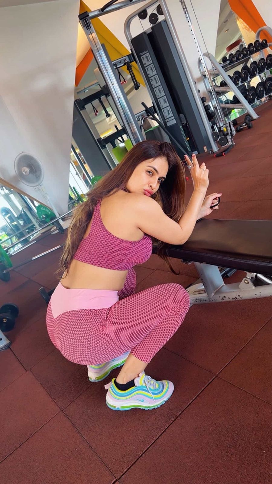 GYMSQUAD® PUSH UP LEGGINGS BEE EDITON - PINK