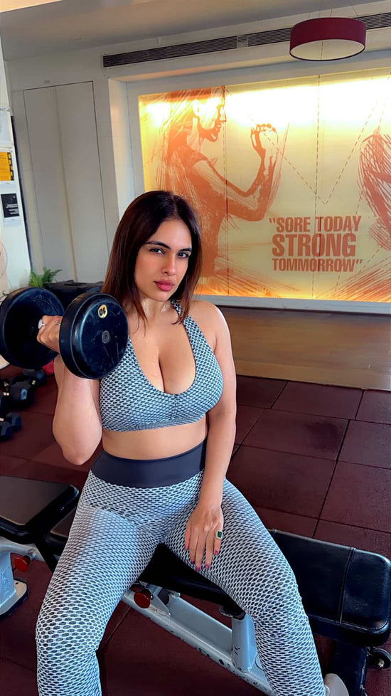 GYMSQUAD® PUSH UP LEGGINGS BEE EDITON - GRAY