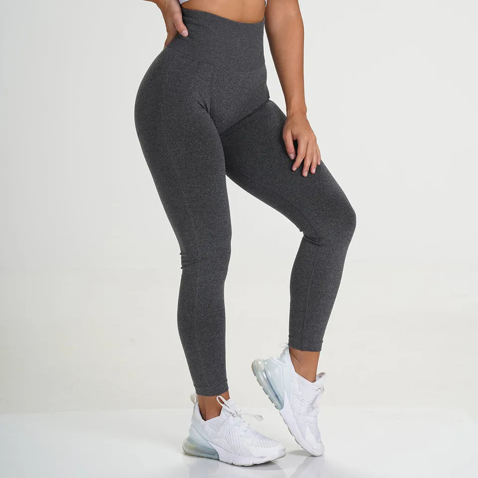 GYMSQUAD® PUSH UP & SEAMLESS LEGGINGS - BLACK