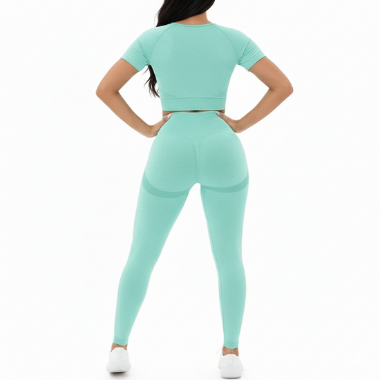 GYMSQUAD® PUSH UP & SEAMLESS LEGGINGS - GREEN