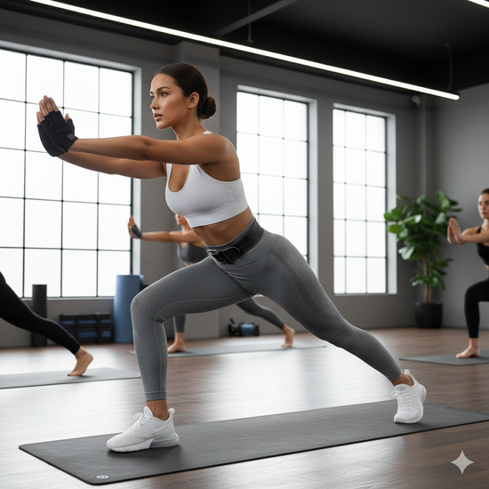 GYMSQUAD® PUSH UP & SEAMLESS LEGGINGS - GRAY
