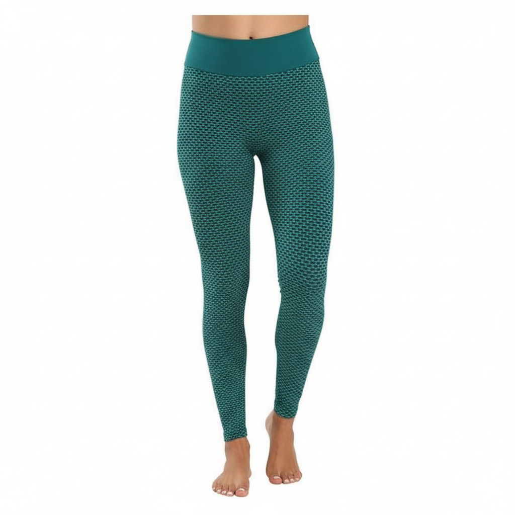 Gymsquad India – Best Quality Anti-Cellulite Push Up Leggings – Green