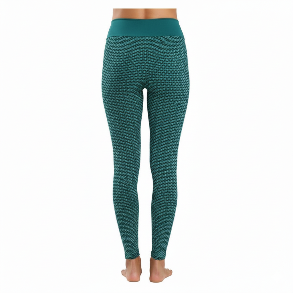Gymsquad India – Best Quality Anti-Cellulite Push Up Leggings – Green
